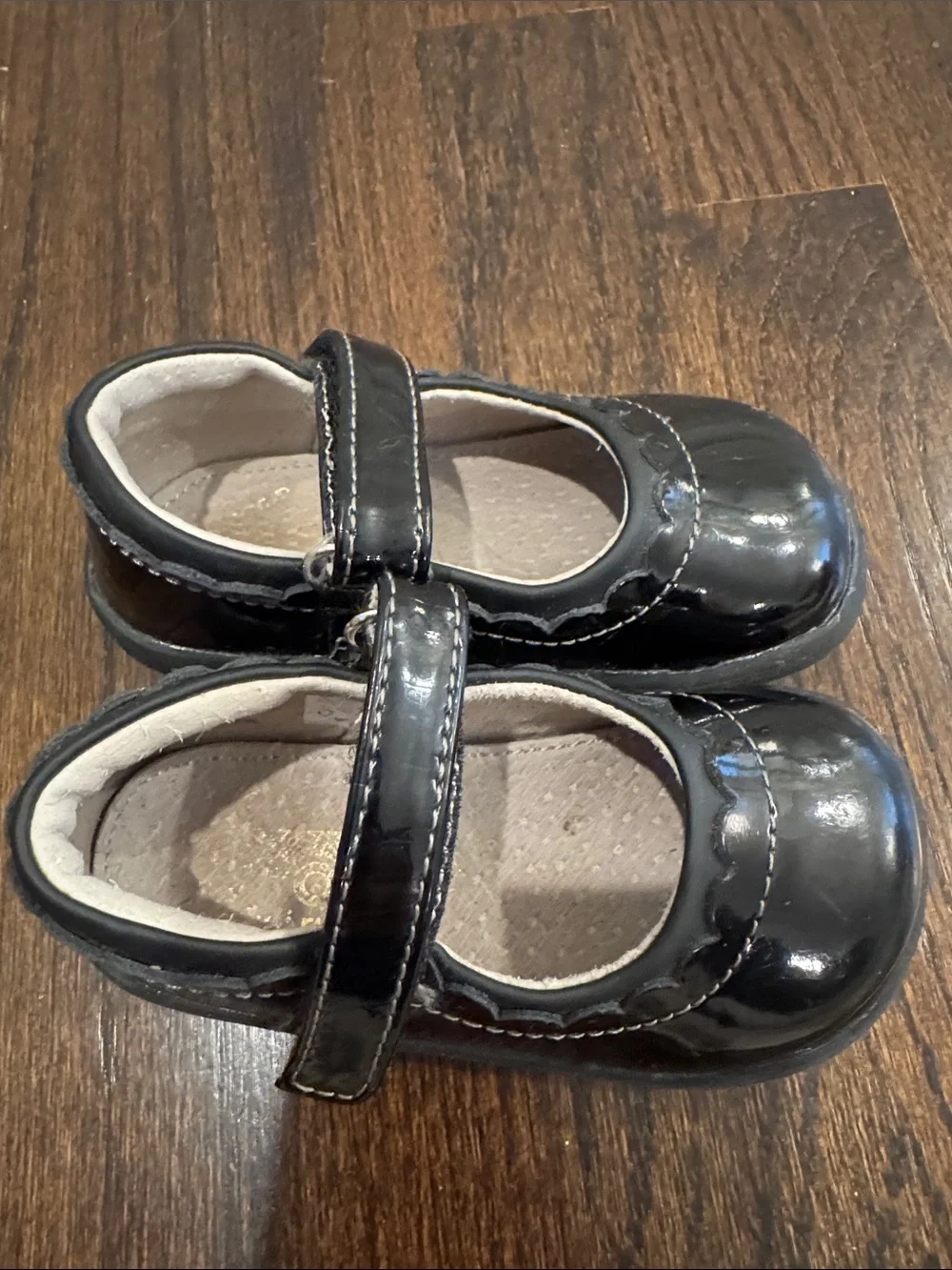 See Kai Run Jane II Black Patent Mary Jane Shoes Toddler Girl Size 6